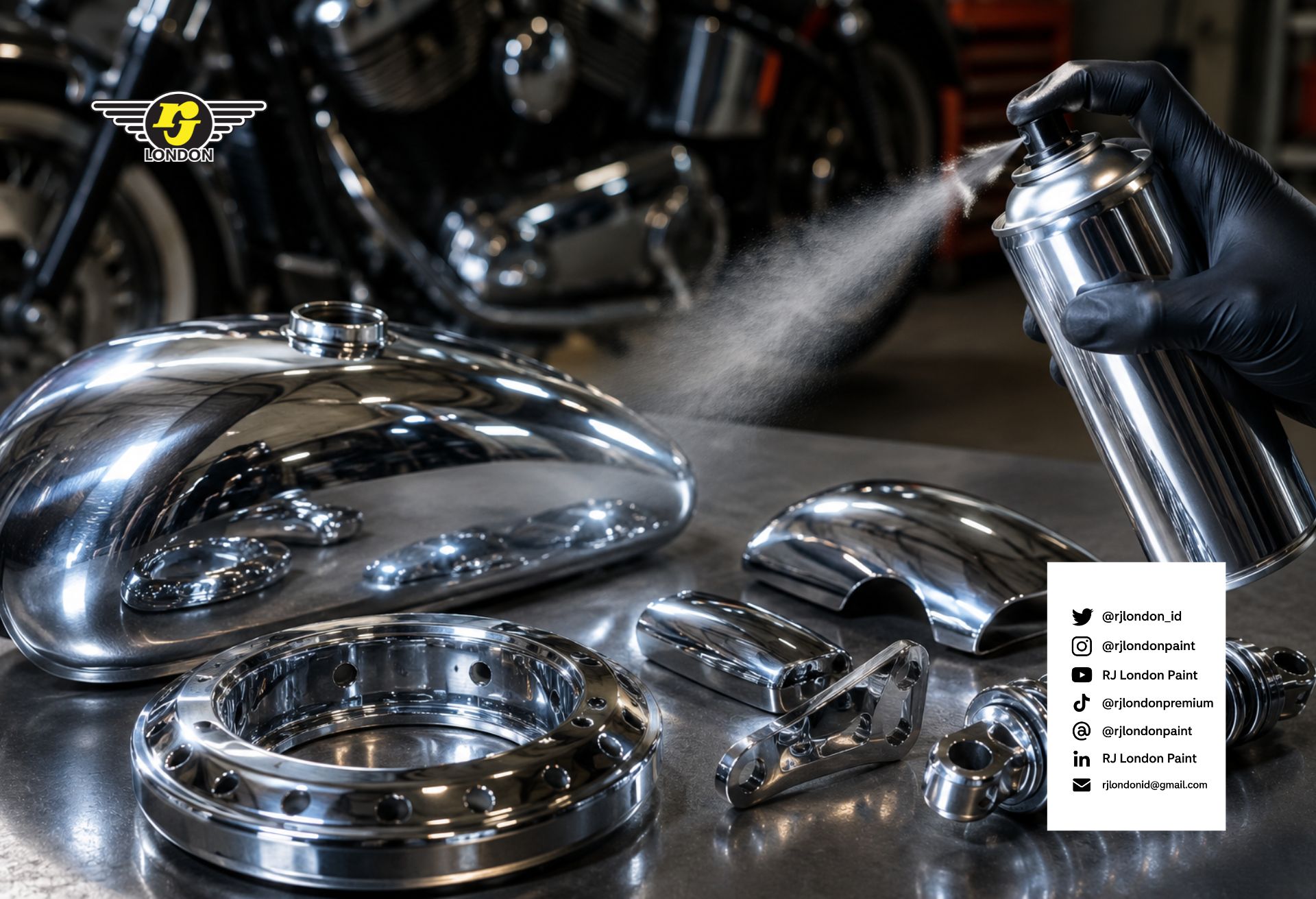 How to Spray Chrome Paint for a Shiny and Smooth Finish